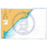 British Admiralty Nautical Chart 2934: Beira to Rio Zambeze